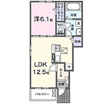 ガーデン・アイリスII  ｜ 京都府福知山市字長田（賃貸アパート1LDK・1階・44.70㎡） その2