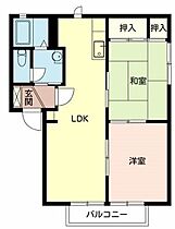 コートリブエールA  ｜ 京都府福知山市駅南町１丁目（賃貸アパート2LDK・2階・50.00㎡） その2