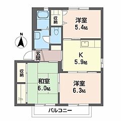 物件の間取り