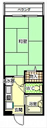 エンデバー5 1Kの間取図画像