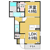 ローズコート青木島II  ｜ 長野県長野市青木島町青木島乙（賃貸アパート1LDK・1階・35.70㎡） その2