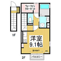 Ｔｈｅ海津  ｜ 長野県長野市松代町松代（賃貸アパート1R・2階・34.04㎡） その2