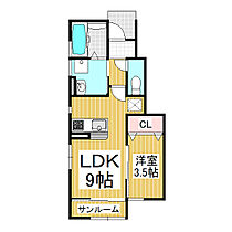 仮）千曲市雨宮アパート　B棟  ｜ 長野県千曲市大字雨宮（賃貸アパート1LDK・1階・33.13㎡） その2