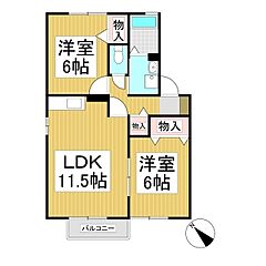 物件の間取り