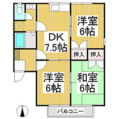 物件の間取り
