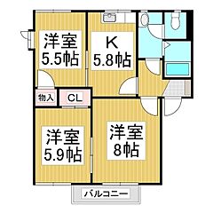 物件の間取り