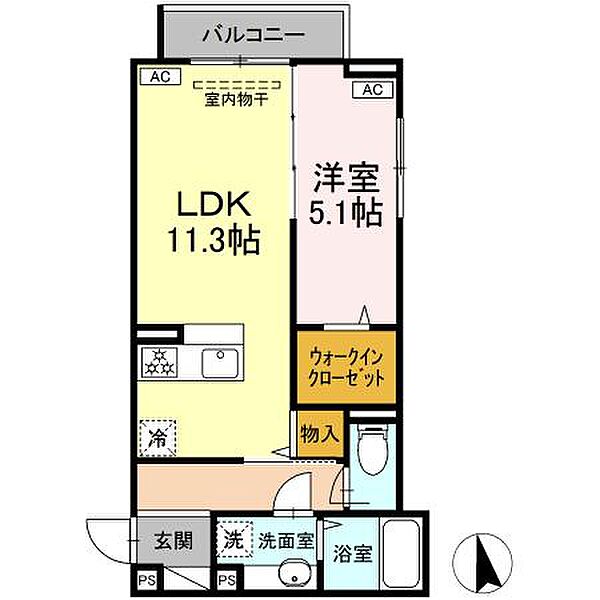 グラナーデ滝野川 303｜東京都北区滝野川4丁目(賃貸アパート1LDK・3階・42.47㎡)の写真 その1