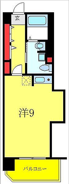 ワコー第3マンション 708｜東京都板橋区小豆沢3丁目(賃貸マンション1R・7階・26.04㎡)の写真 その2