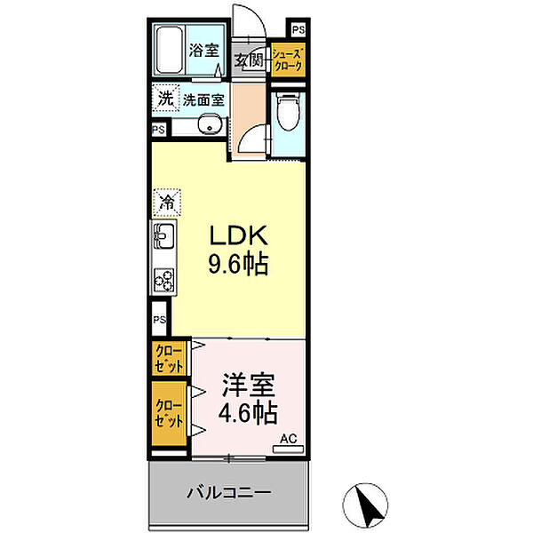 Casa Hermosa 205｜東京都板橋区小茂根4丁目(賃貸アパート1LDK・2階・36.08㎡)の写真 その2