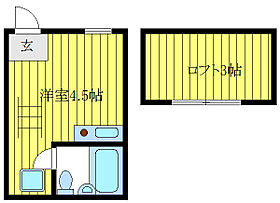 ベルビー小豆沢 205 ｜ 東京都板橋区小豆沢4丁目（賃貸アパート1R・2階・10.20㎡） その2