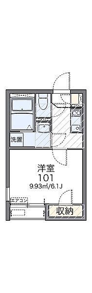 東京都北区浮間2丁目(賃貸アパート1K・1階・20.76㎡)の写真 その2