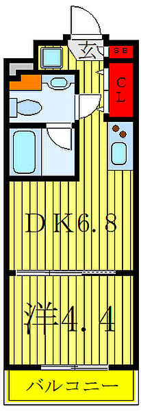 RELUXIA板橋西台 305｜東京都板橋区高島平1丁目(賃貸マンション1DK・3階・25.51㎡)の写真 その2