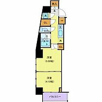 パレ・ホームズ飛鳥山 801 ｜ 東京都北区滝野川2丁目（賃貸マンション2K・8階・26.89㎡） その2