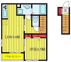 東京都板橋区志村3丁目（賃貸アパート1LDK・2階・41.57㎡） その2