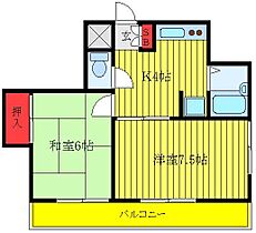 レジデンスサカイ 203 ｜ 東京都板橋区板橋3丁目（賃貸マンション2K・2階・36.45㎡） その2