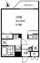 CREAL常盤台 201 ｜ 東京都板橋区南常盤台1丁目（賃貸マンション1R・2階・26.44㎡） その2