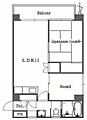 中銀城北パークマンシオン7階9.5万円