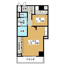 ロイヤルオーク栄セントラルプラザ  ｜ 愛知県名古屋市中区栄５丁目（賃貸マンション1LDK・5階・49.57㎡） その2