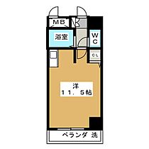 タウンエステート新栄  ｜ 愛知県名古屋市中区新栄１丁目（賃貸マンション1R・8階・25.20㎡） その2