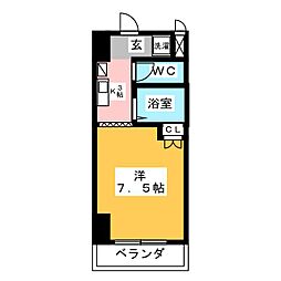 間取図画像 1K