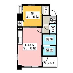 CITY　SPIRE　名古屋大須 11階1LDKの間取り