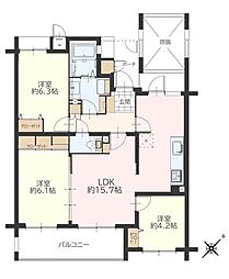 間取図画像 3LDK