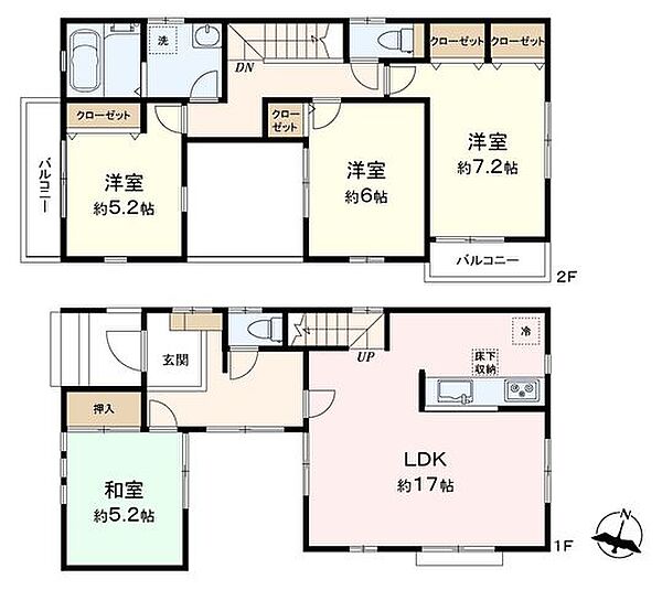 間取りを拡大表示