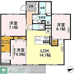 物件の間取り