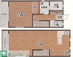 SouthTownC 1LDKの間取図画像