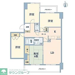 ライムライト松風台3 4LDKの間取図画像