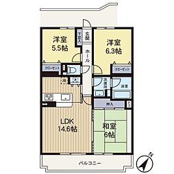 間取図画像 3LDK