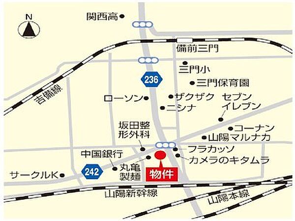 ハアラン高柳 305｜岡山県岡山市北区高柳西町(賃貸マンション1K・3階・27.81㎡)の写真 その16