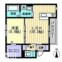 Rian伊福町 101 ｜ 岡山県岡山市北区伊福町1丁目（賃貸アパート1LDK・1階・40.56㎡） その2