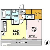 プルミエ　Ａ棟 302 ｜ 岡山県岡山市北区北長瀬本町（賃貸アパート1LDK・3階・40.00㎡） その2