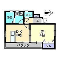 カーサフィオーレ東古松 101 ｜ 岡山県岡山市北区東古松（賃貸アパート1DK・1階・32.83㎡） その2