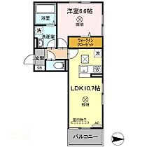 クレールD棟 101 ｜ 岡山県岡山市北区大安寺東町（賃貸アパート1LDK・1階・42.95㎡） その2