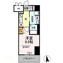 グランディオ医大前 503 ｜ 岡山県岡山市北区大学町（賃貸マンション1K・5階・28.24㎡） その2