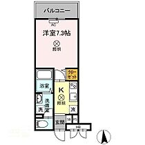 グレイス厚生町 105 ｜ 岡山県岡山市北区厚生町1丁目（賃貸マンション1K・1階・25.72㎡） その2