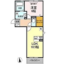 ライフステージ　ツマップ 203 ｜ 岡山県岡山市北区東古松1丁目（賃貸アパート1LDK・2階・42.93㎡） その2