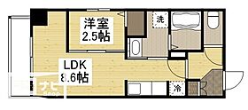 KOレジデンス千日前 603 ｜ 岡山県岡山市北区天瀬（賃貸マンション1LDK・6階・27.95㎡） その2