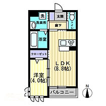 Rian伊福町 105 ｜ 岡山県岡山市北区伊福町1丁目（賃貸アパート1LDK・1階・33.69㎡） その2