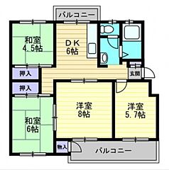 物件の間取り