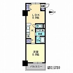 アルファレガロ西古松 1LDKの間取図画像