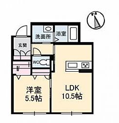 間取図画像 1LDK