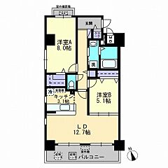 物件の間取り
