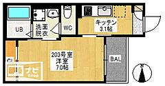 物件の間取り