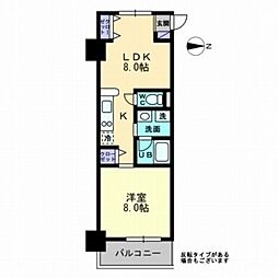 アルファレガロ西古松 1LDKの間取図画像