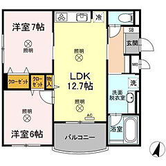 物件の間取り