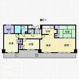 カサ・グランデ 3LDKの間取図画像