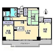 ストーンレイク子の浜Ａ棟 402 ｜ 香川県高松市屋島西町（賃貸マンション3LDK・4階・81.72㎡） その2